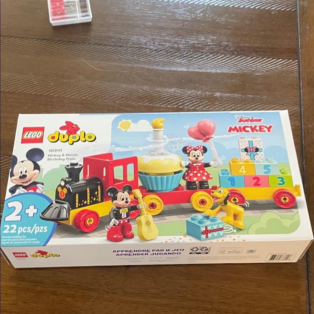 LEGO Duplo Mickey & Minnie Birthday Train Set - Red, Yellow, Blue
